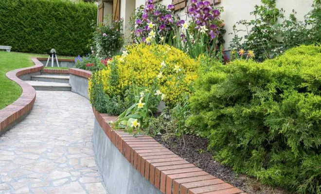 Travaux de création de jardin, Pau, André Lagrenée